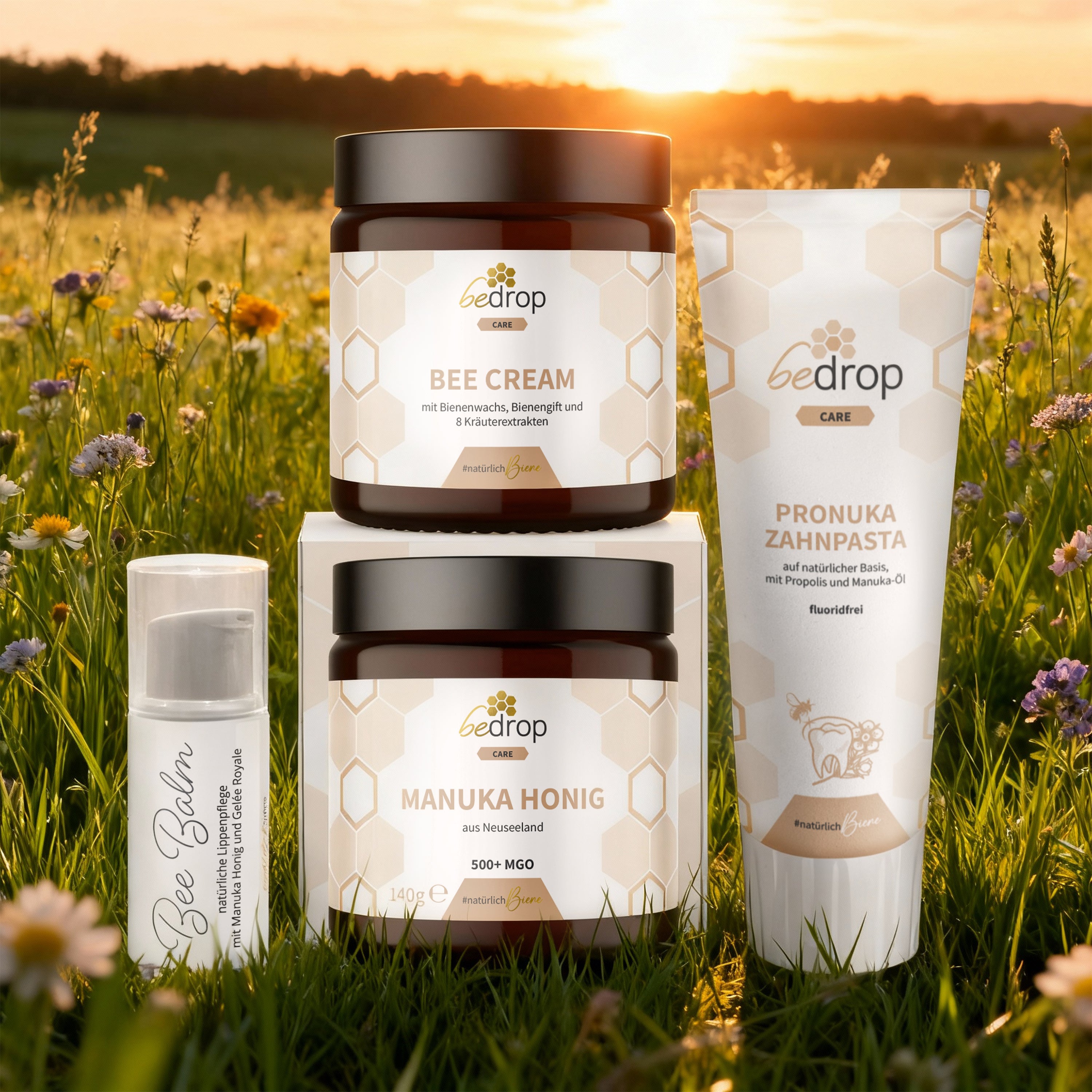 Set Bestseller | Crema d'api, Tintura di propoli senza alcol e Sapone al miele di propoli