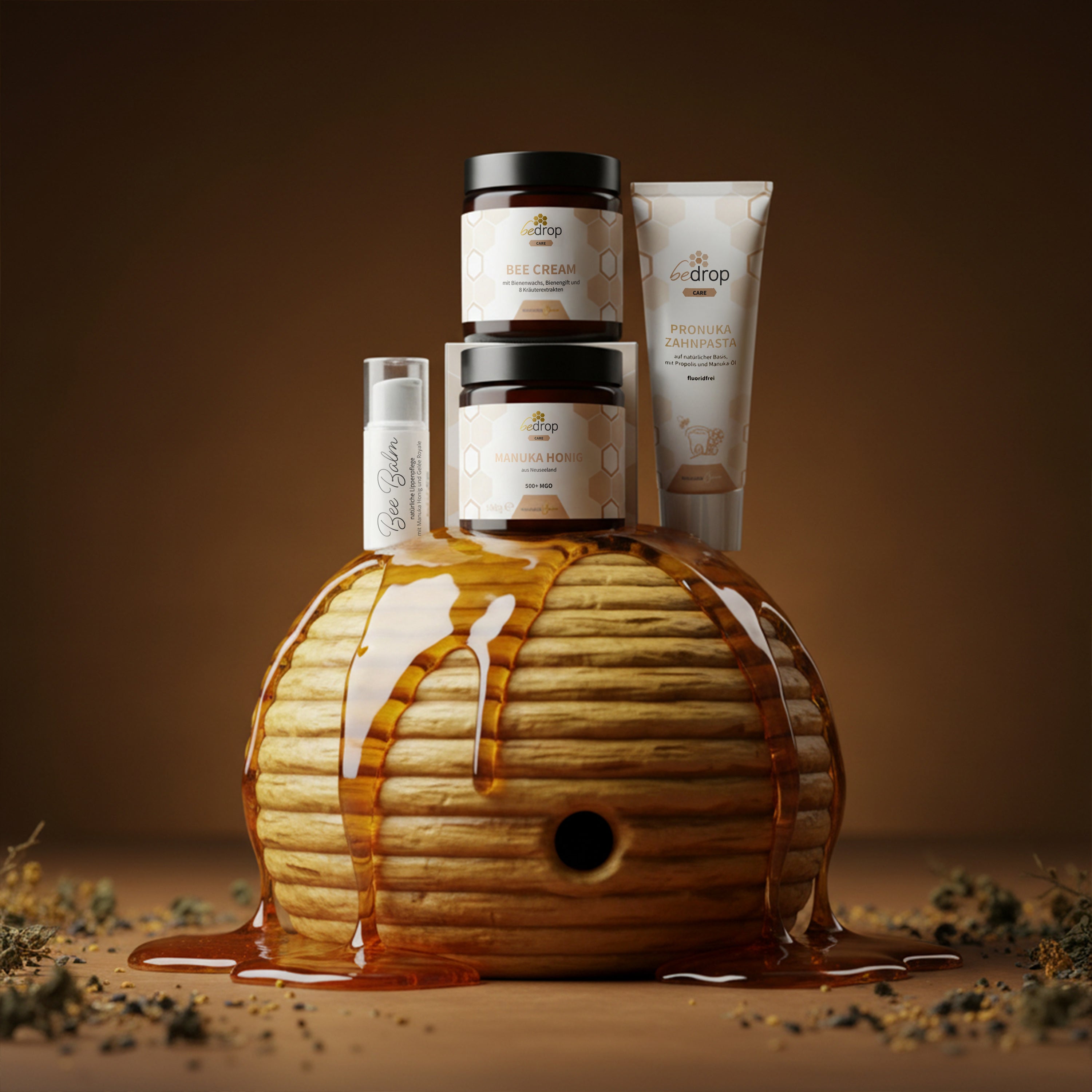 Set Bestseller | Crema d'api, Tintura di propoli senza alcol e Sapone al miele di propoli