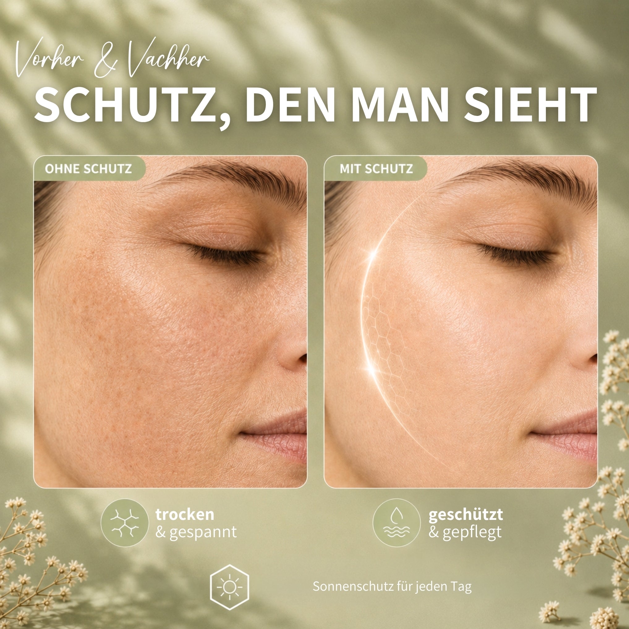 Set per la protezione solare: balsamo per le labbra Sun Balm, crema viso/crema solare Hive Protect + spray solare e doposole, SPF 30 e SPF 50+