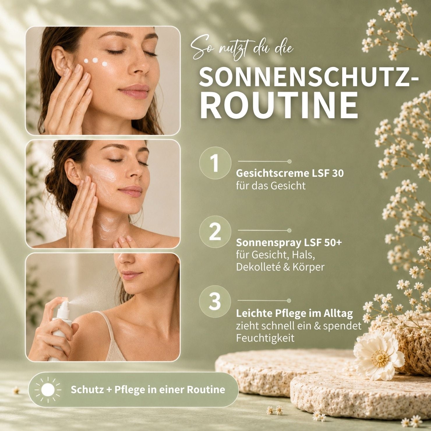 Set protezione solare: Hive Protect Spray solare SPF 50+ e Hive Protect SPF 30