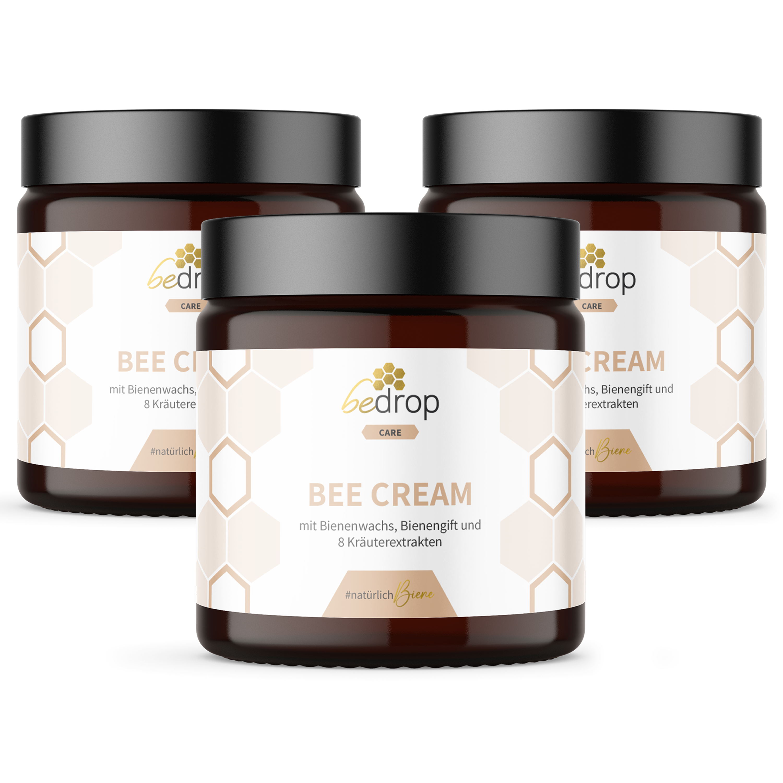 Set di valore: 3 pomate al veleno d'ape Bee Cream e 8 estratti di erbe in un set di 3 pezzi.