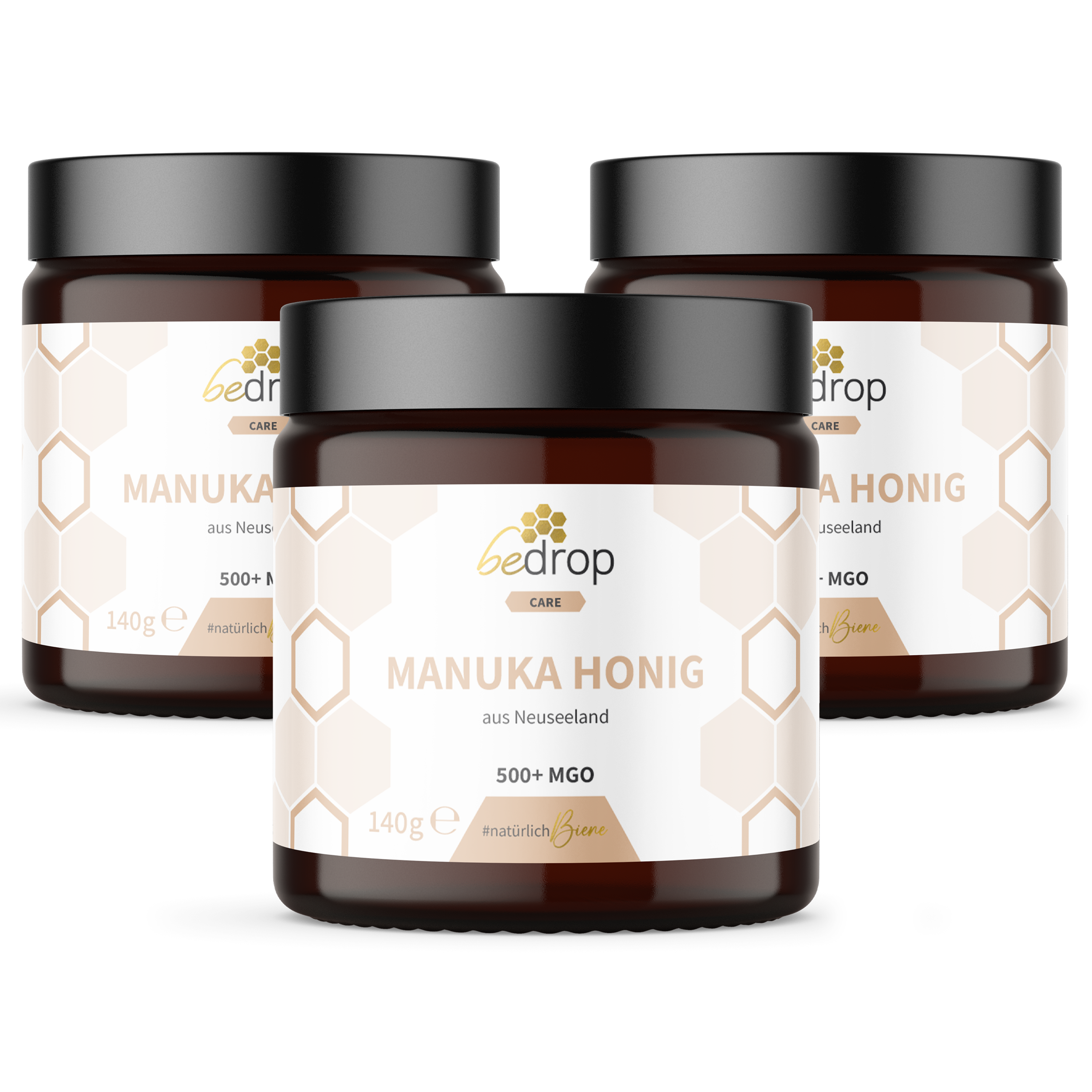 Set di valore: 3x miele di Manuka MGO 500+ - 140g a prezzo speciale
