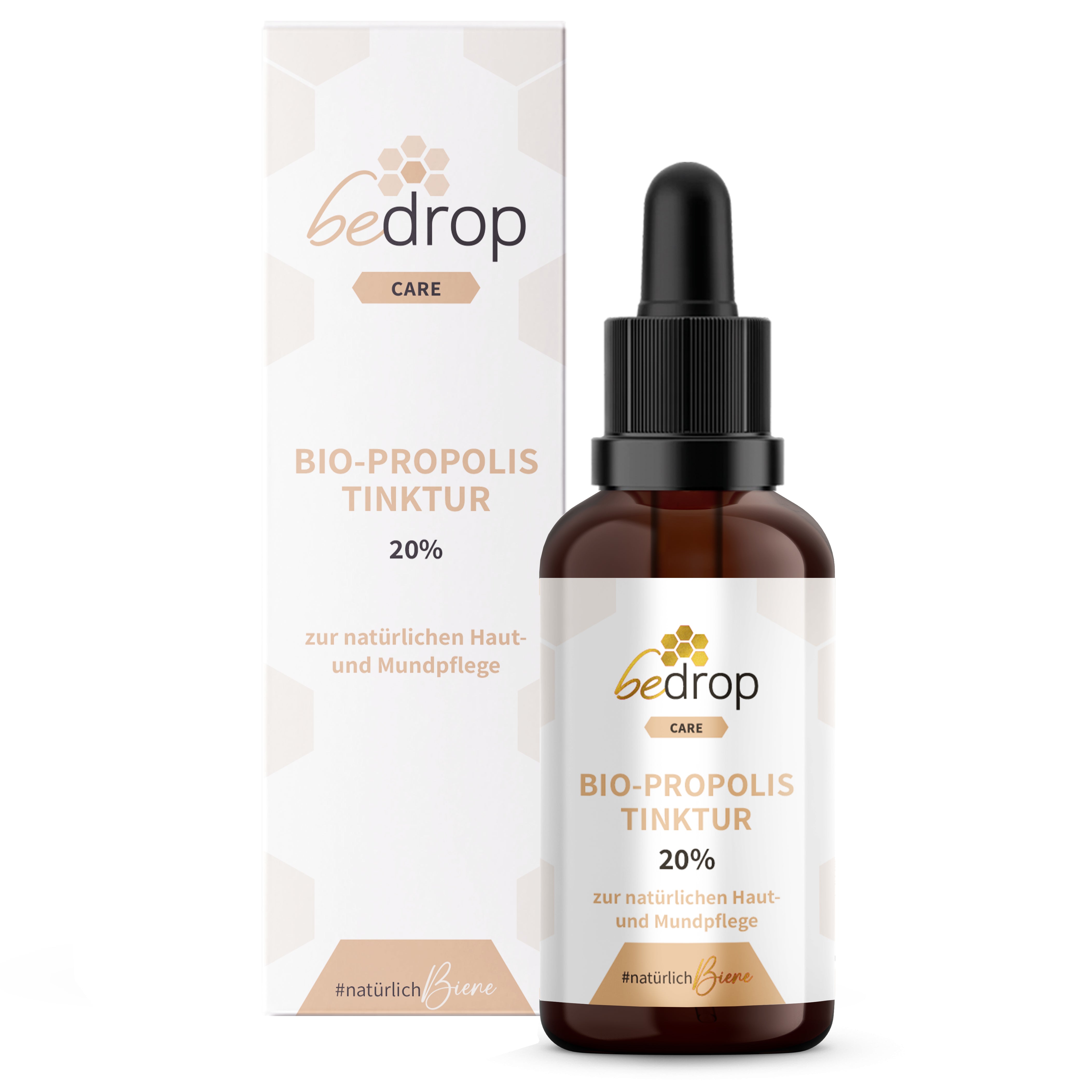 Tintura di estratto di propoli con pipetta 20% - 30ml (certificato biologico)