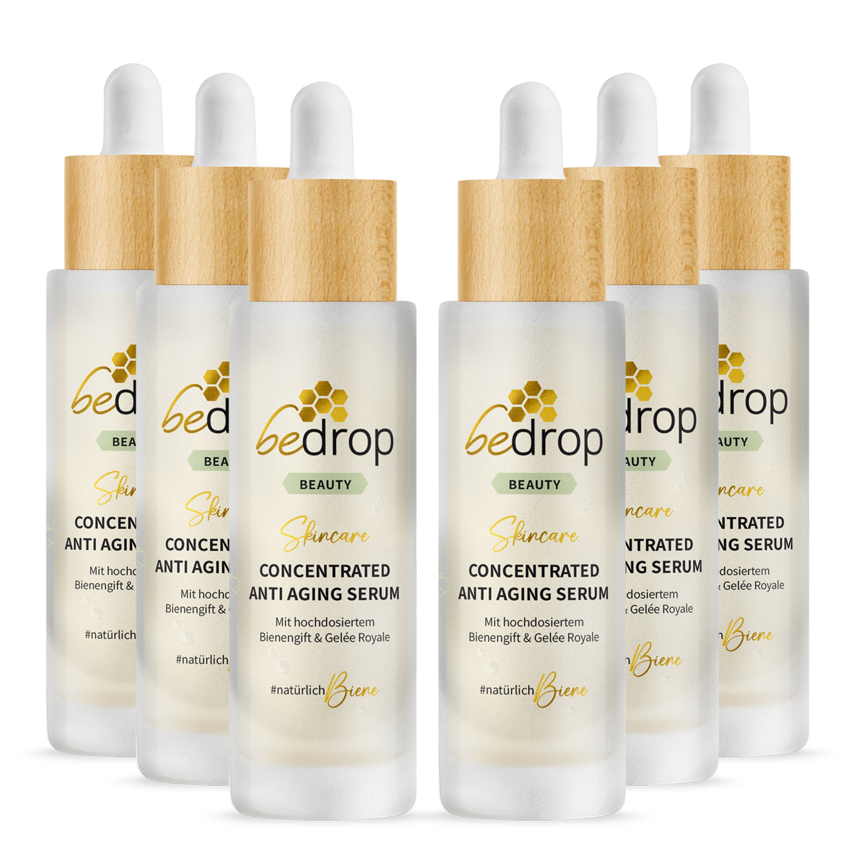 Set di valore: 3x CONCENTRATED ANTI AGING SERUM / siero per il viso con veleno d'api e pappa reale ad alto dosaggio - 30ml