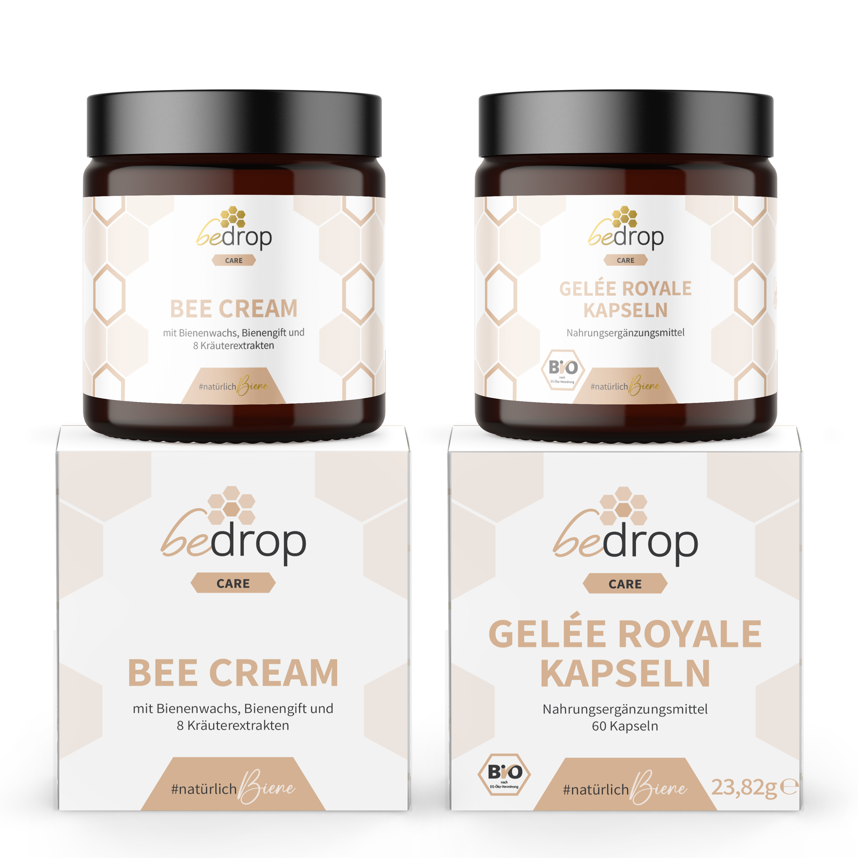 Set benessere | Crema d'api (pomata al veleno d'api) + capsule di pappa reale