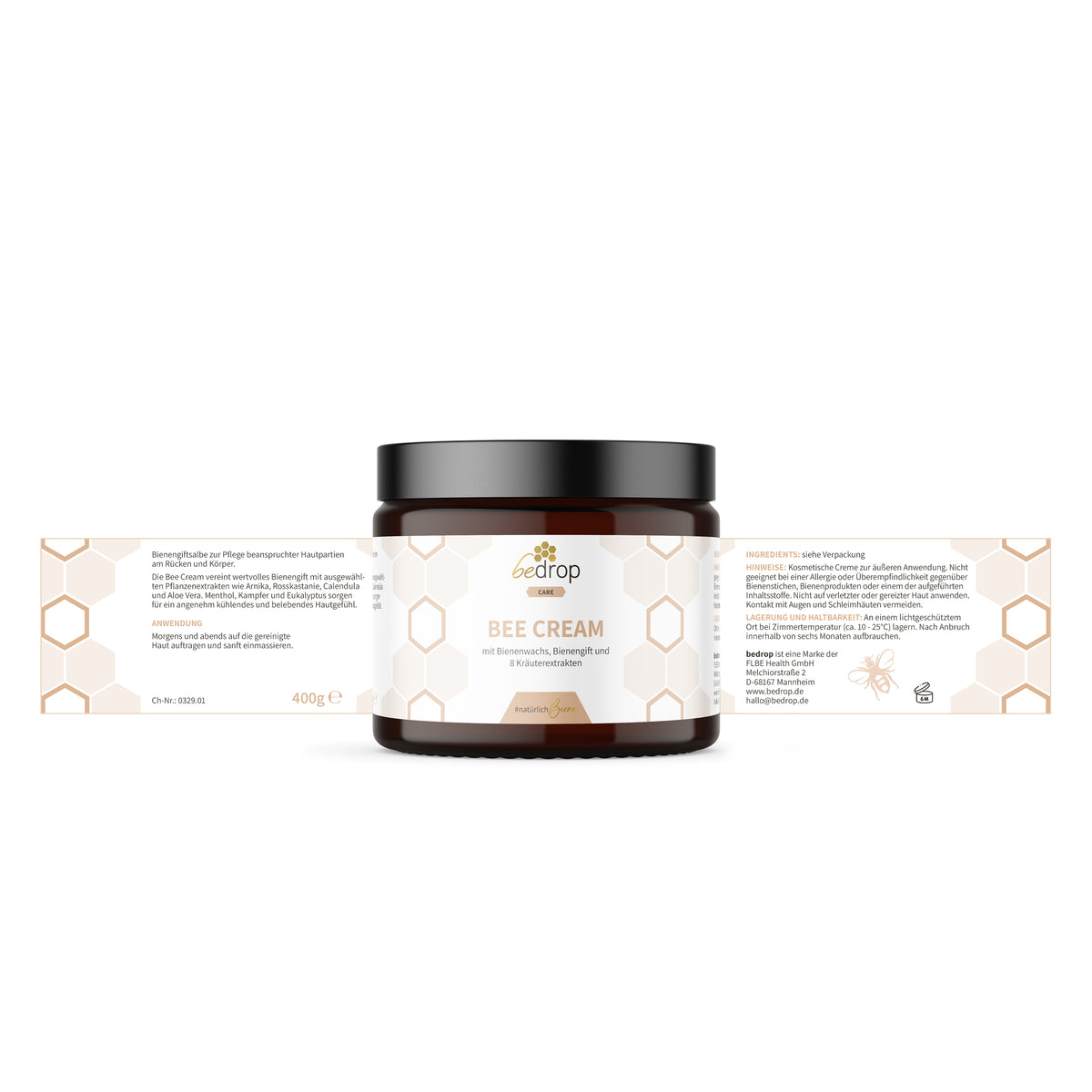 Pomata al veleno d'api con 8 estratti di erbe - 100g