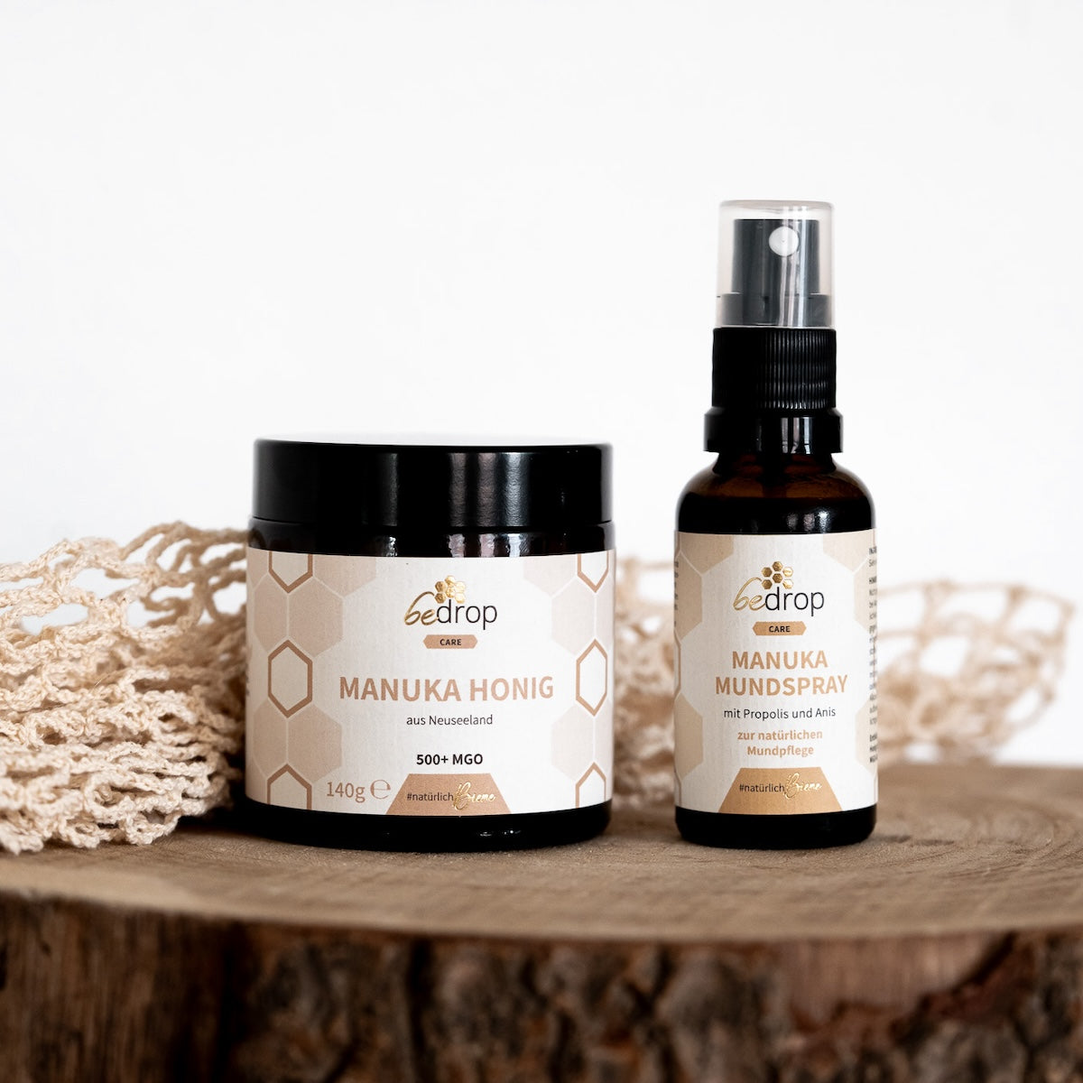 Set di Manuka | Miele di Manuka MGO 500 + Spray gola Manuka/Propoli/Anis