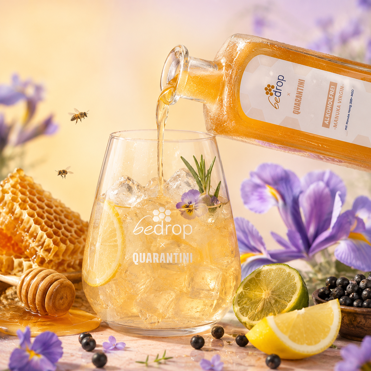 MANUKA VIRGIN - senza alcol - bedrop x Quarantini / 500 ml