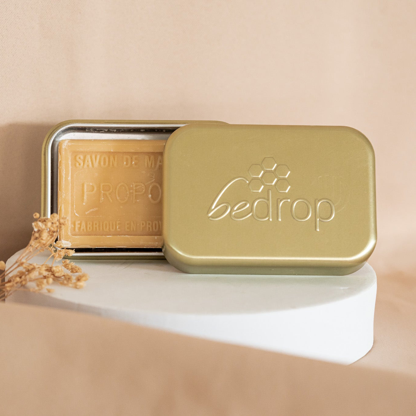 Contenitore per sapone in alluminio con vaschetta di raccolta per sapone e shampoo
