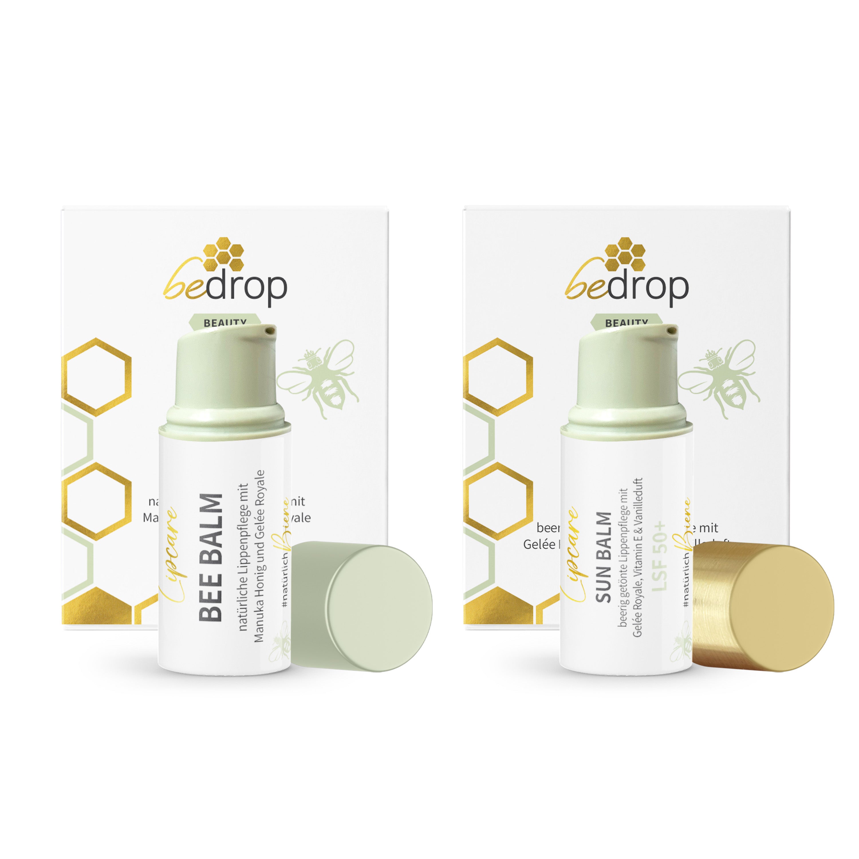 Set per la cura delle labbra | Balsamo d'api e balsamo solare SPF 50+