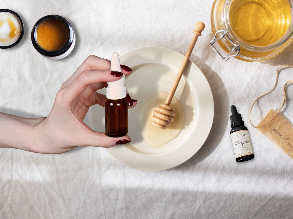 DIY: Propolis Nasenspray mit Meersalz