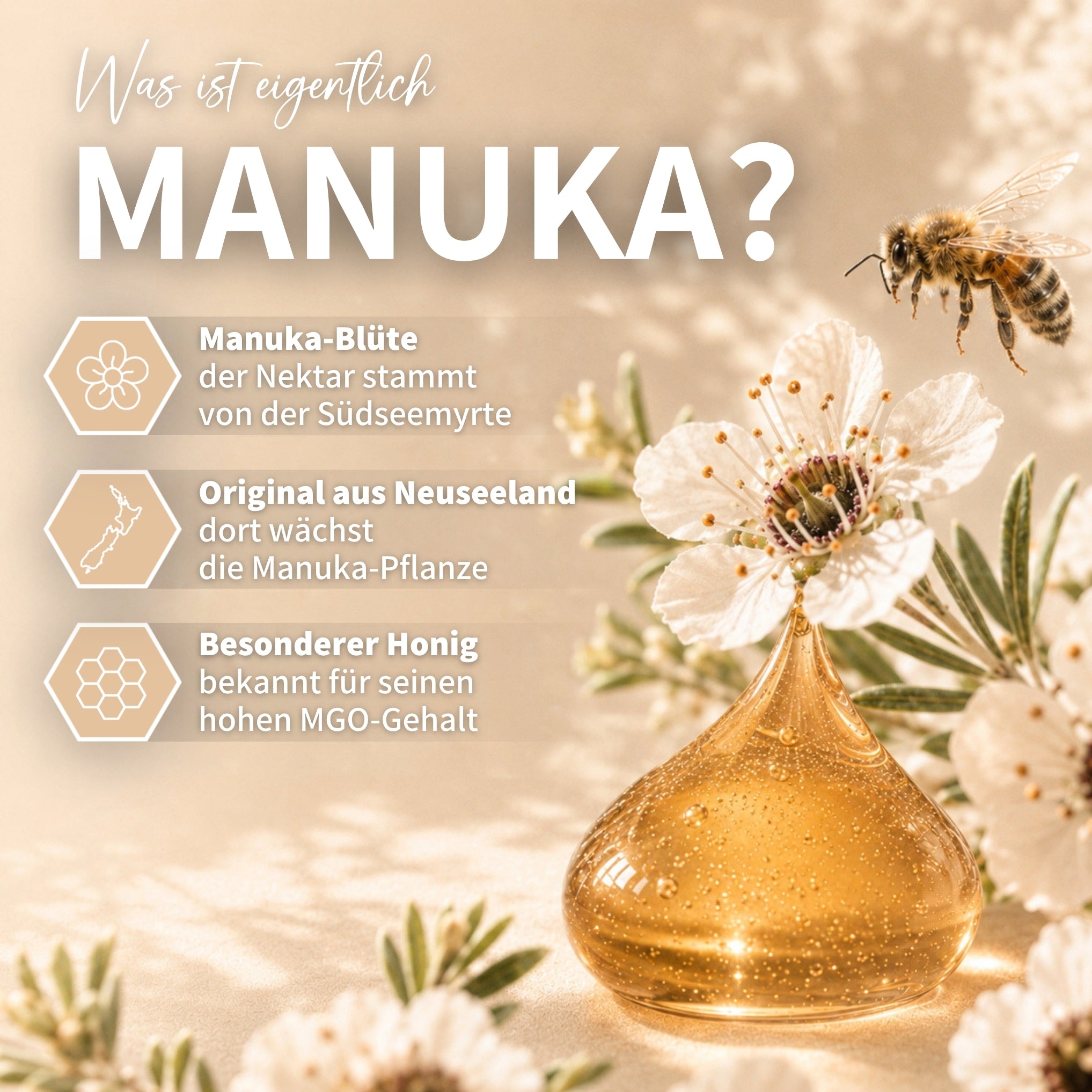 Miele di Manuka 140g con MGO 500+
