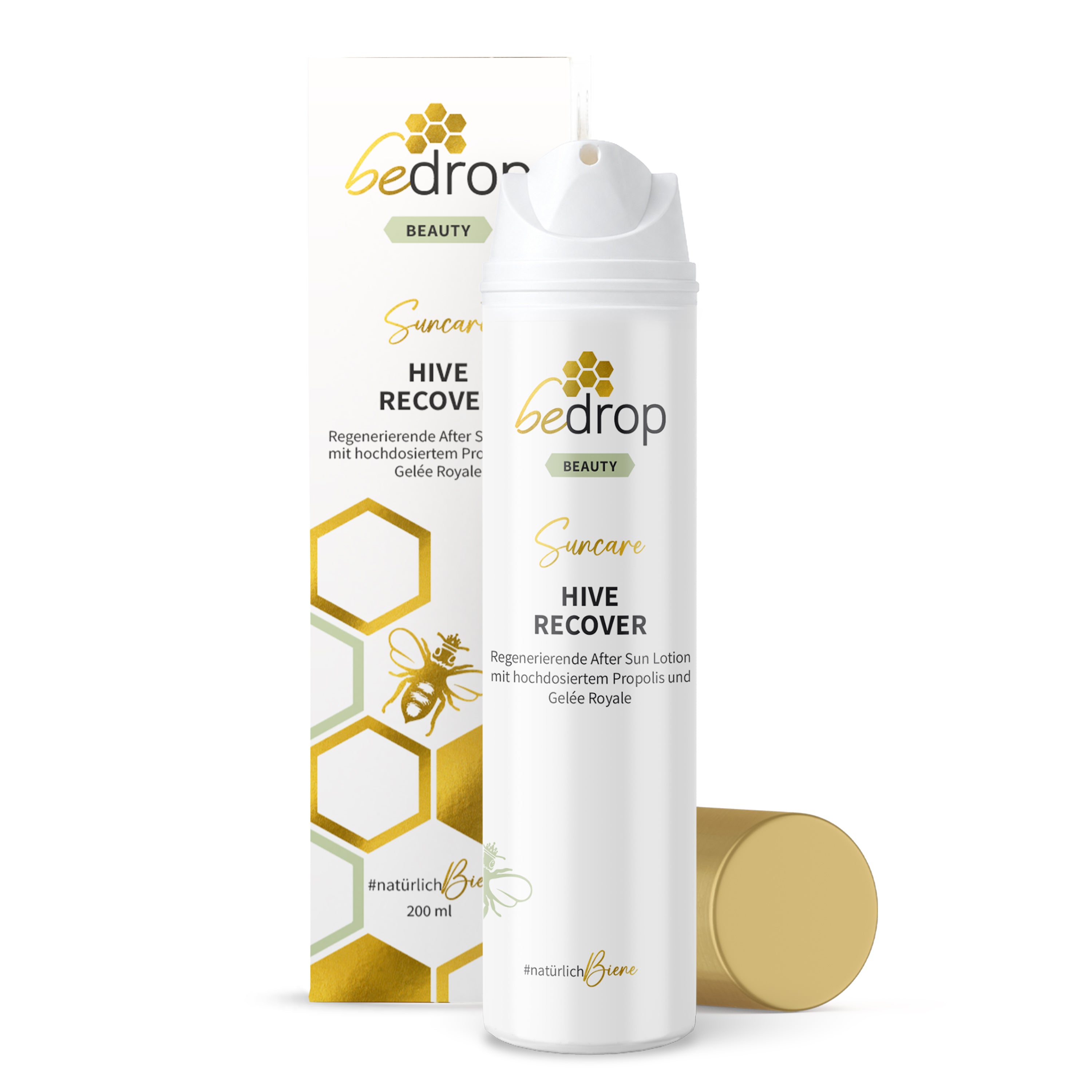 HIVE RECOVER - lozione doposole rigenerante con pappa reale e propoli ad alto dosaggio - 200ml