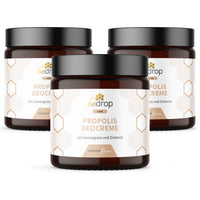 Set di valore: 3x crema deodorante alla propoli / deodorante solido alla citronella - 30ml in un set di 3 pezzi