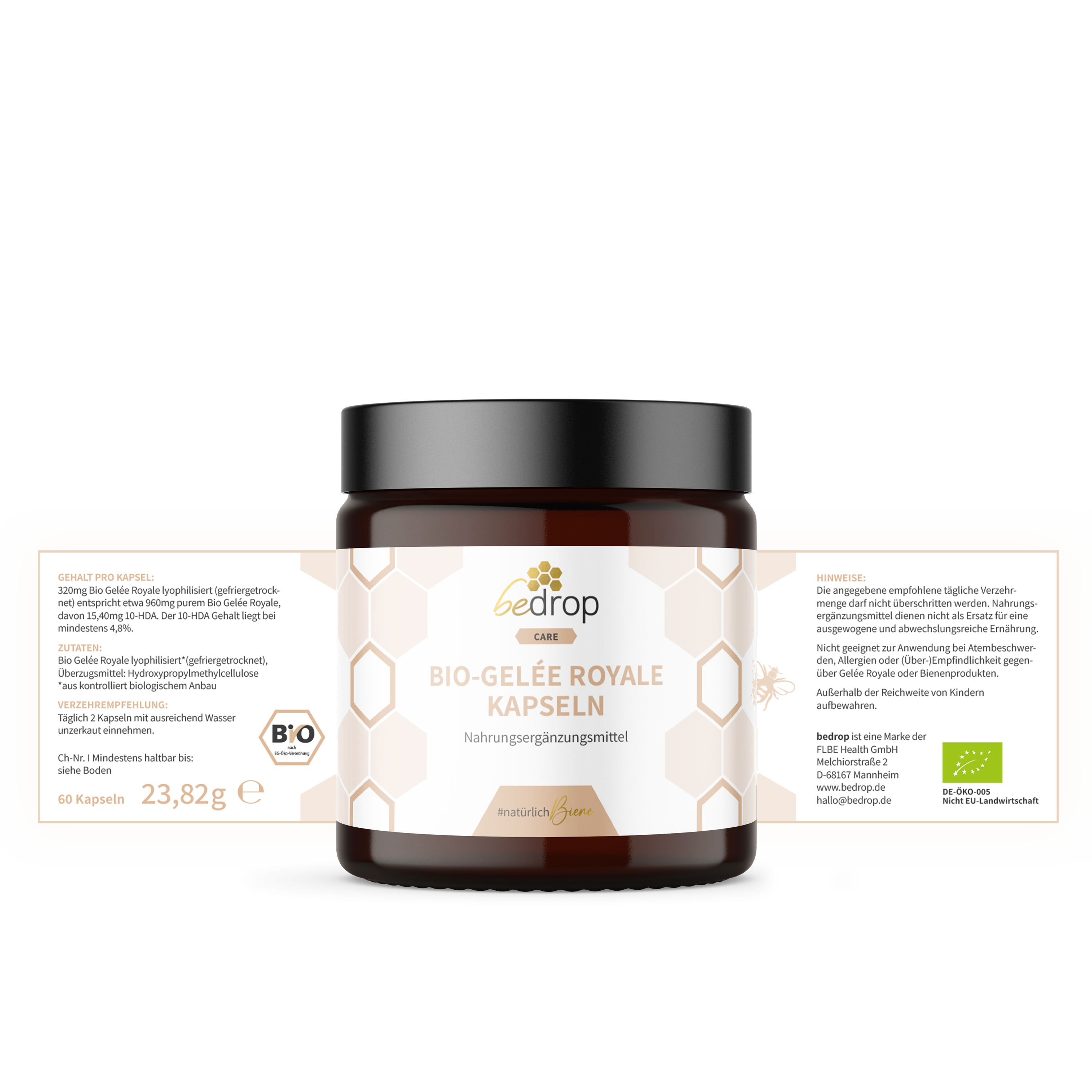 Set benessere | Crema d'api (pomata al veleno d'api) + capsule di pappa reale