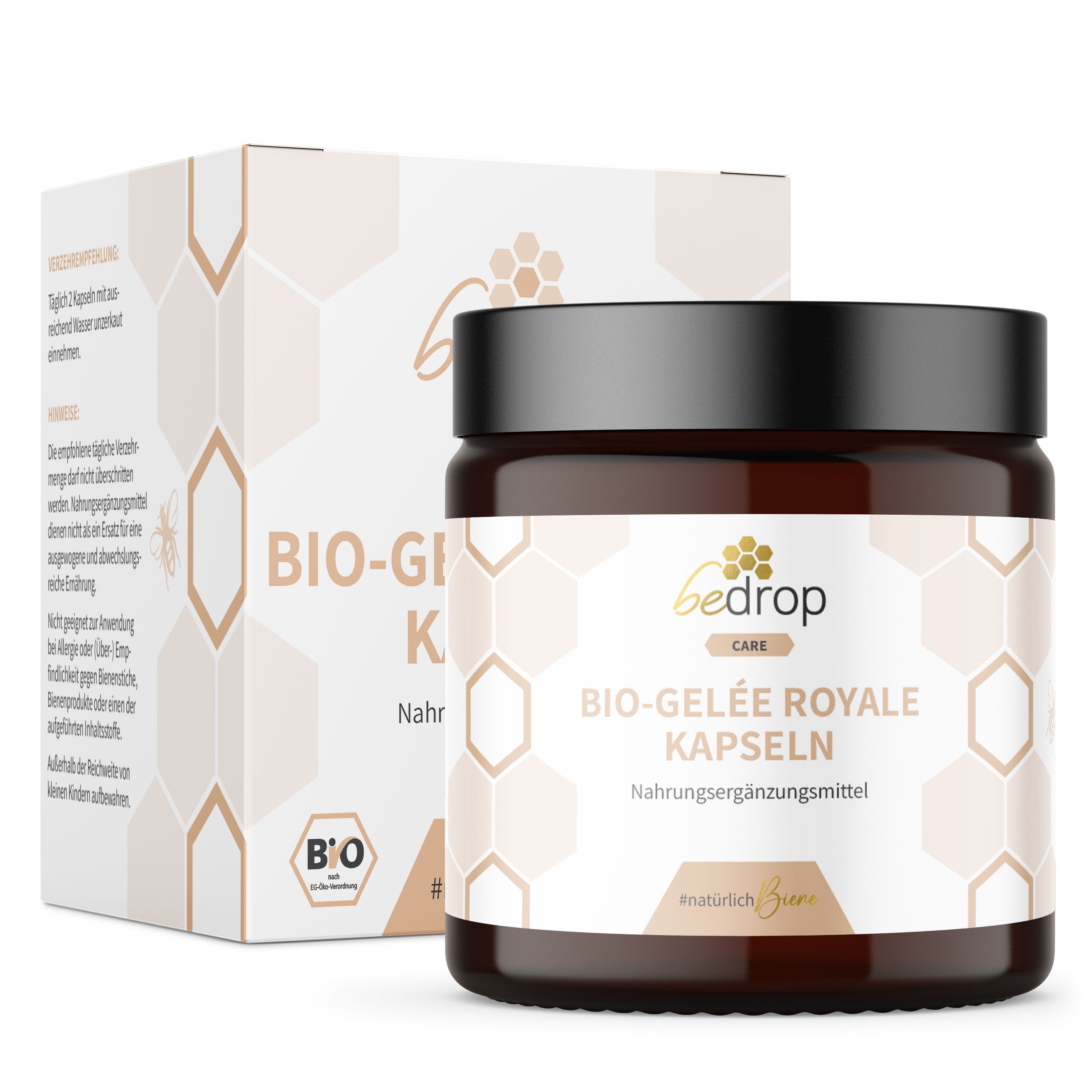Capsule di pappa reale biologica (certificata biologica) - 60 capsule