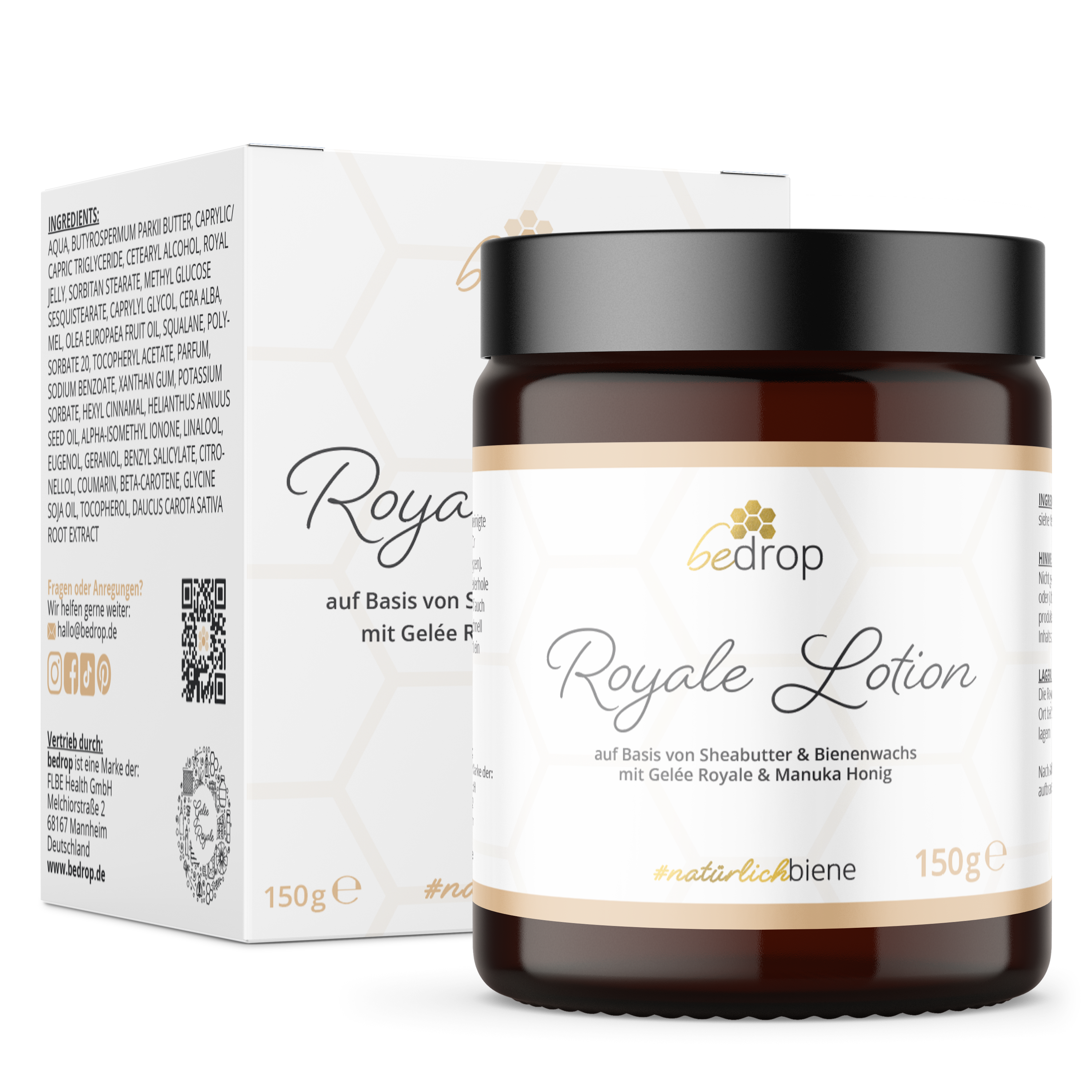 Set per la cura della pelle XXL in formato speciale con Royale Lotion, BeeBalm e crema per le mani | LIMITED