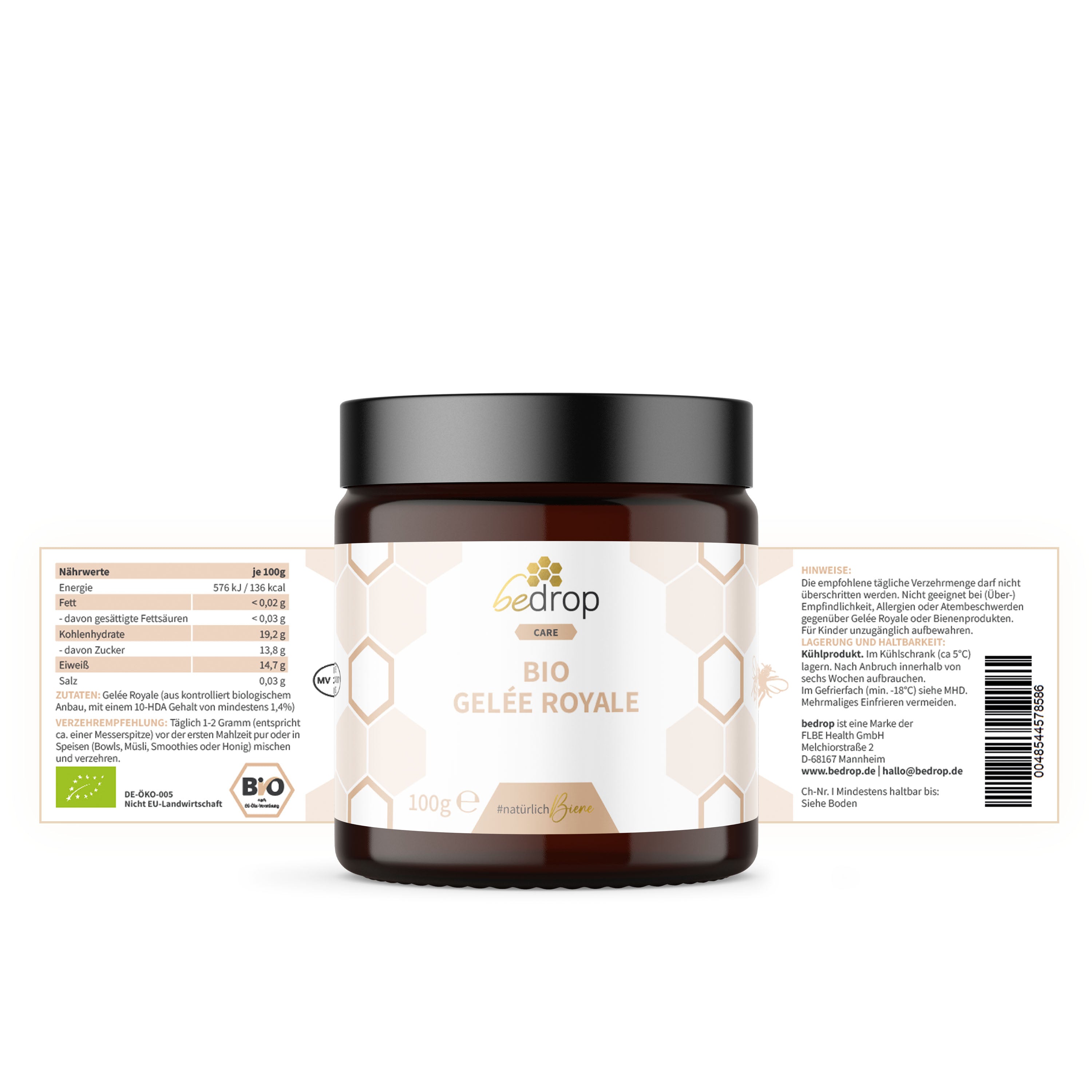Pappa reale biologica fresca - 100 g pura (certificata biologica)