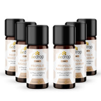 Set di valore: 3x siero per unghie alla propoli - cura delle unghie con propoli ad alto dosaggio e 4 oli essenziali - 10ml