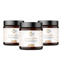 Set di valore: 3x Royale Lotion, lozione per il corpo con pappa reale, burro di karitè e miele di manuka in un set di 3 pezzi