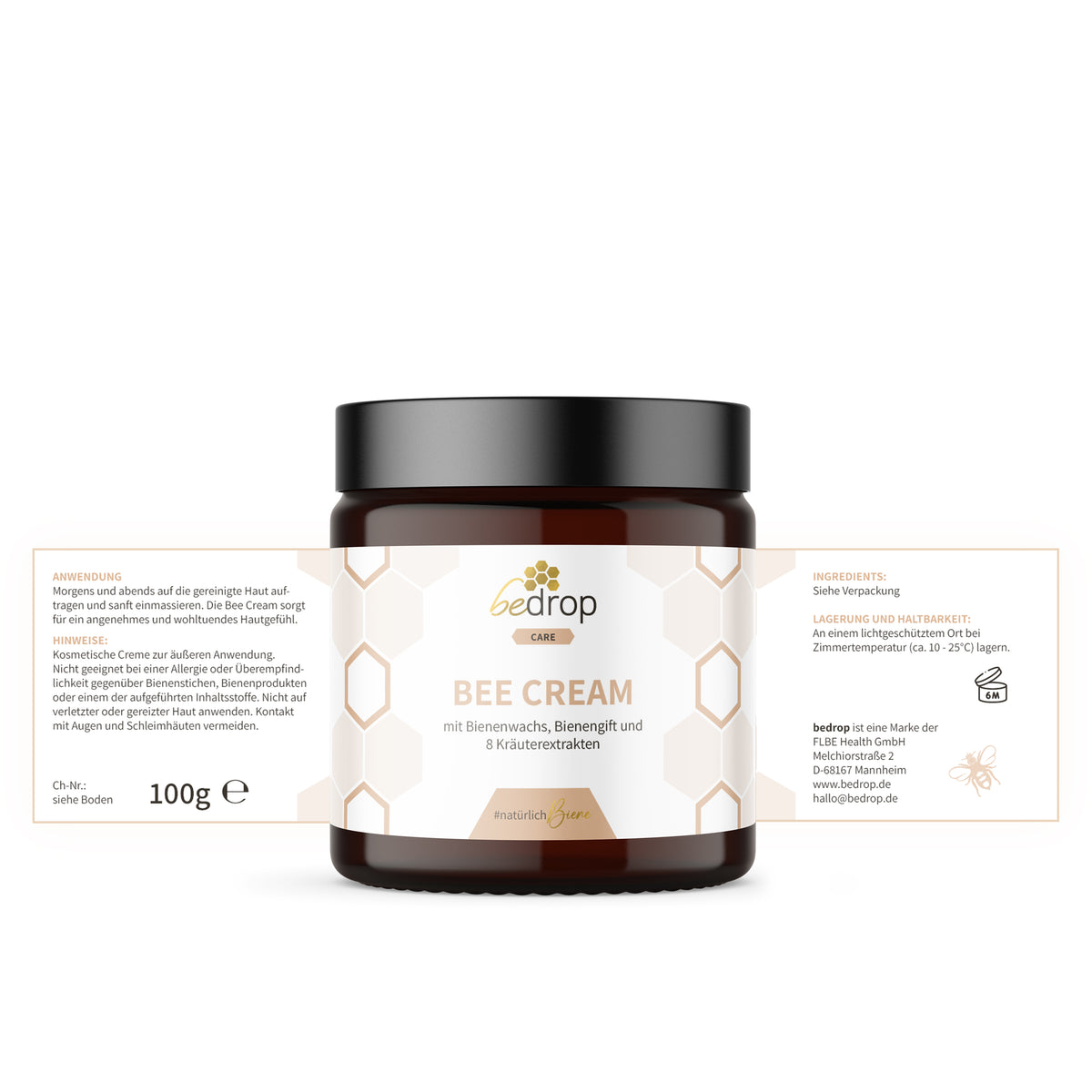 Pomata al veleno d'api con 8 estratti di erbe - 100g