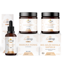 Set Stay Strong | Tintura di propoli, capsule di pappa reale e miele di Manuka