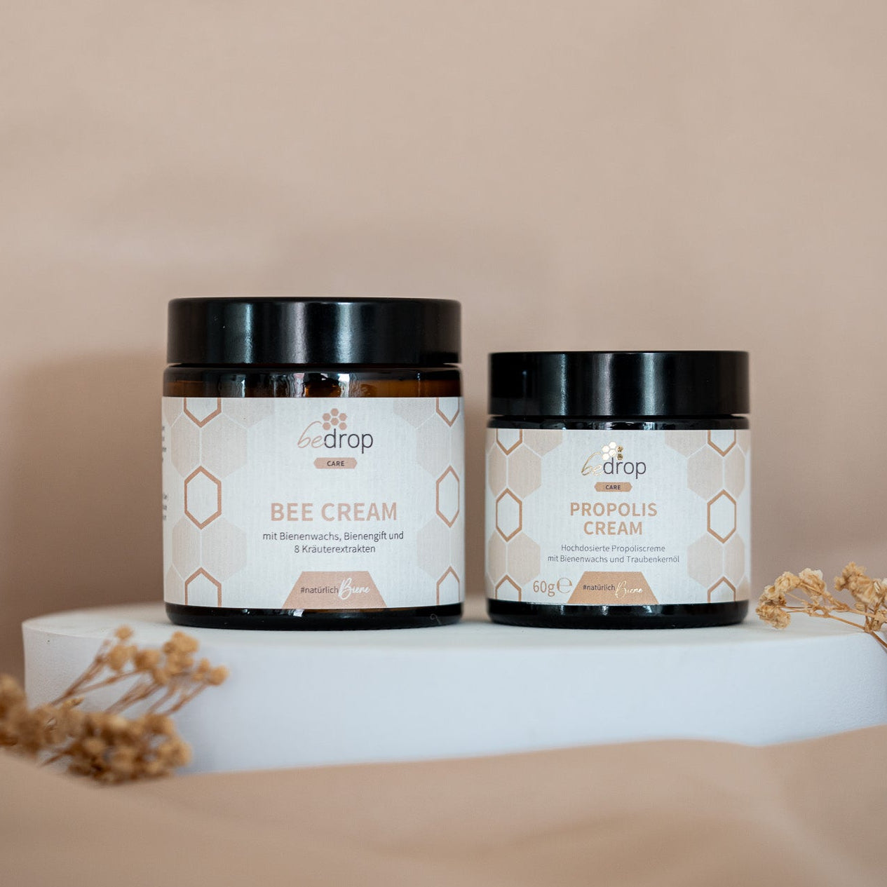 Set di creme | Crema d'api (unguento al veleno d'api) + Crema alla propoli (unguento alla propoli)
