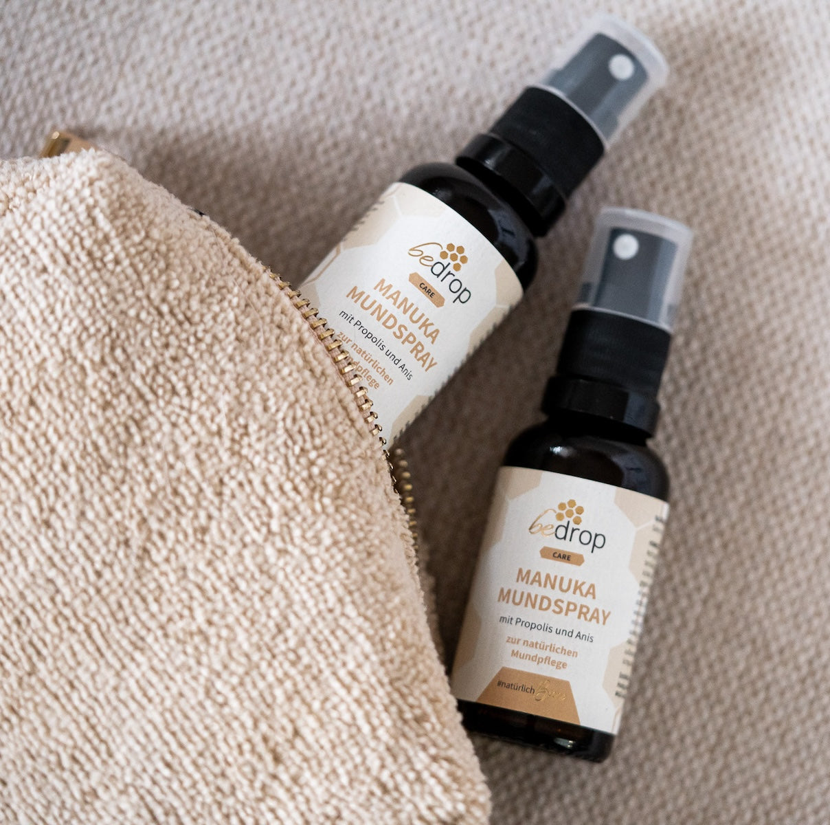 Set di valore: 3x spray per la gola e la bocca alla propoli con miele di manuka e anice - 30 ml in set da 3