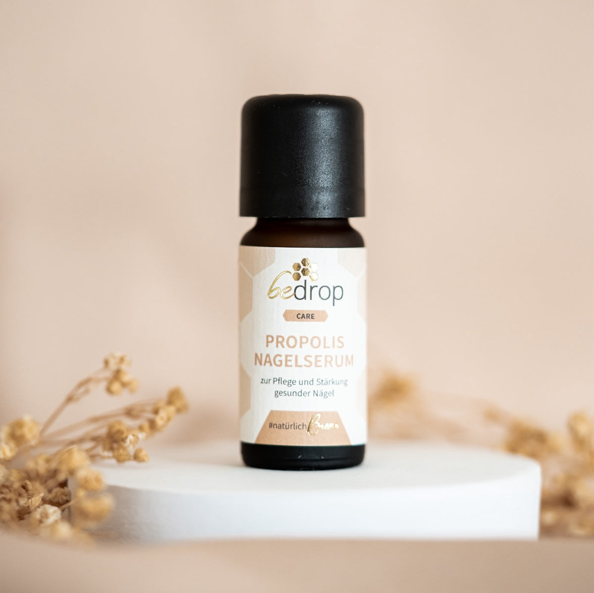 Siero per unghie alla propoli - cura delle unghie con propoli ad alto dosaggio e 4 oli essenziali - 10ml