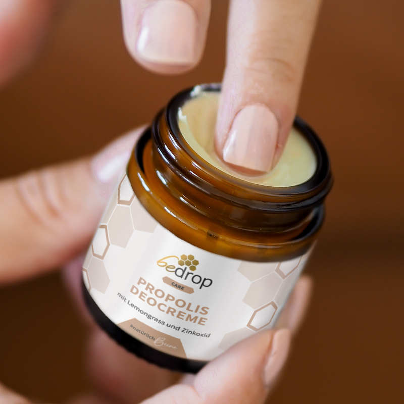 Set di valore: 3x crema deodorante alla propoli / deodorante solido alla citronella - 30ml in un set di 3 pezzi