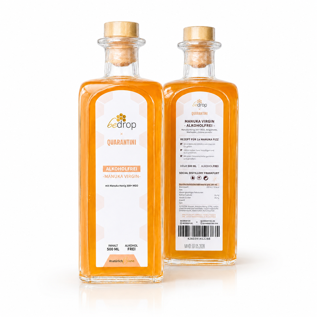 MANUKA VIRGIN - senza alcol - bedrop x Quarantini / 500 ml