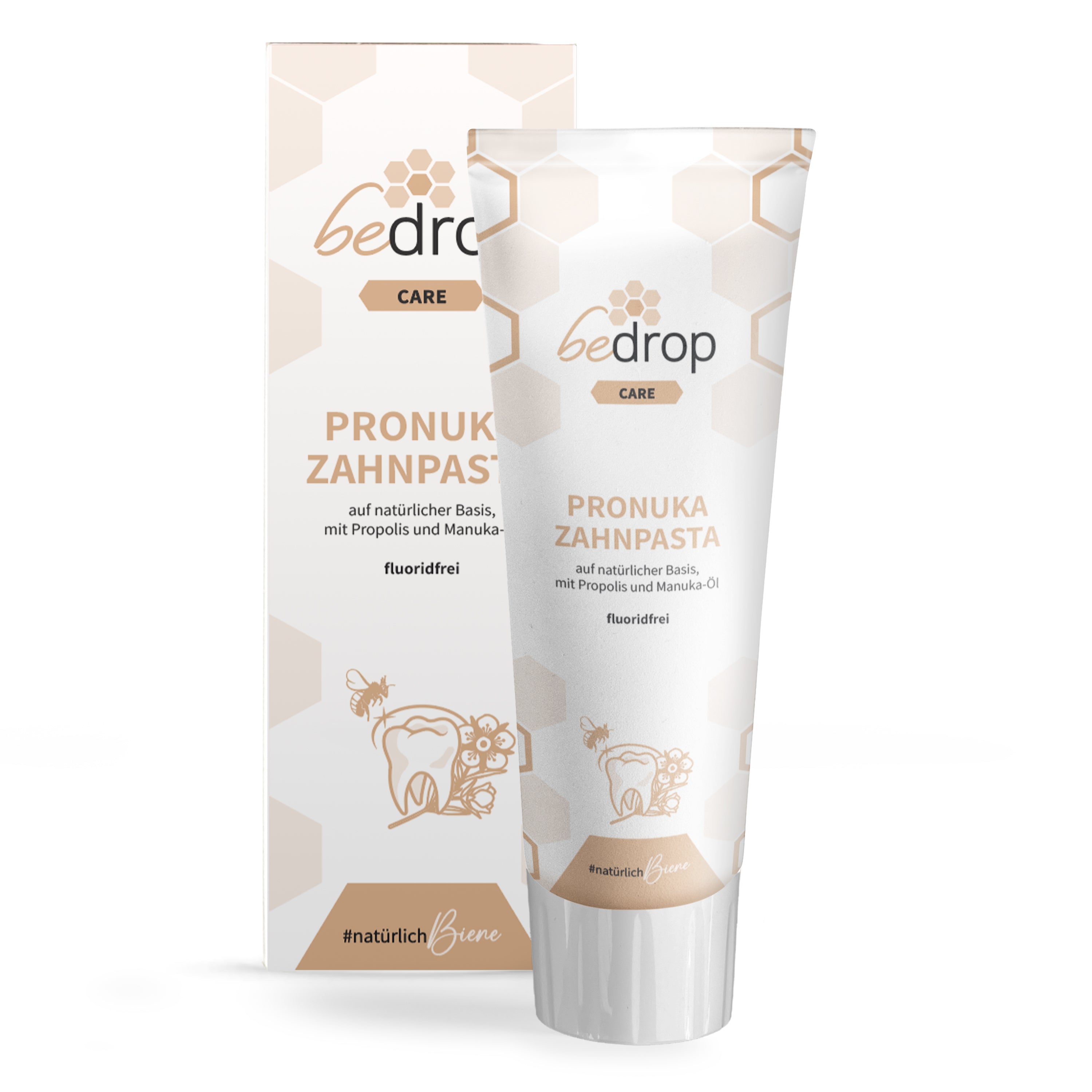 Dentifricio Pronuka / dentifricio con propoli e olio di manuka, senza fluoro e naturale - 75ml