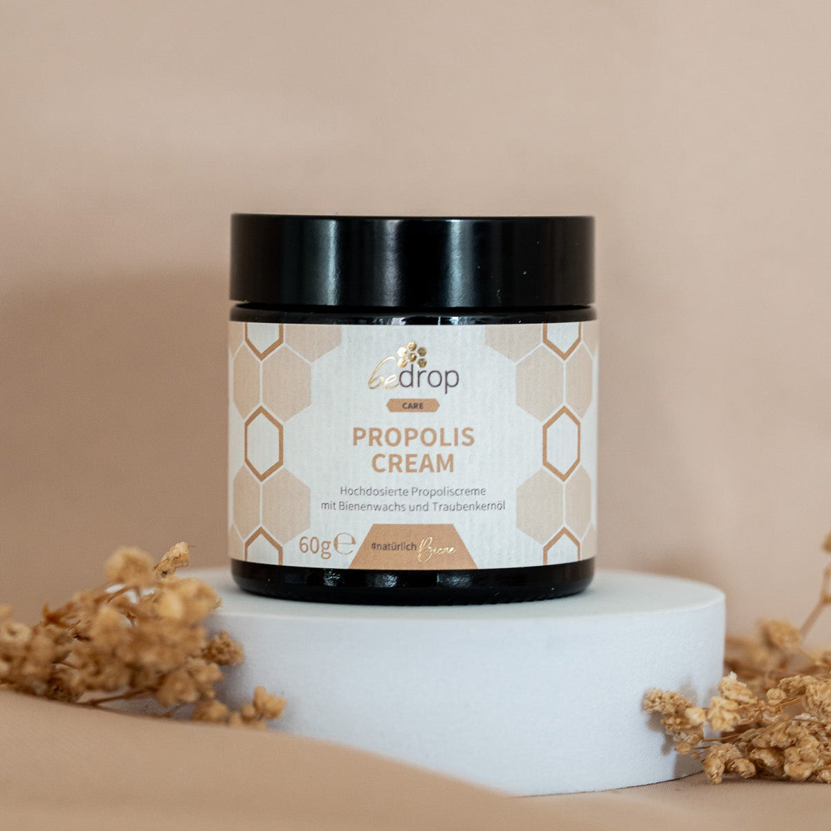 Crema alla propoli - crema alla propoli ad alto dosaggio con cera d'api e olio di semi d'uva - 60g