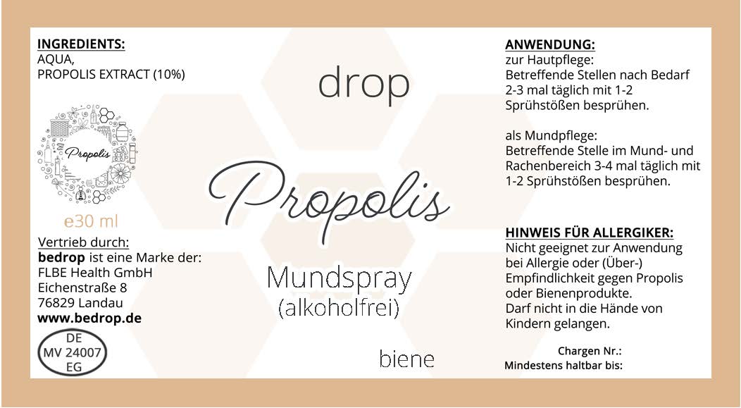 Set per animali | Spray alla propoli (senza alcol) & Miele di Manuka MGO 500+