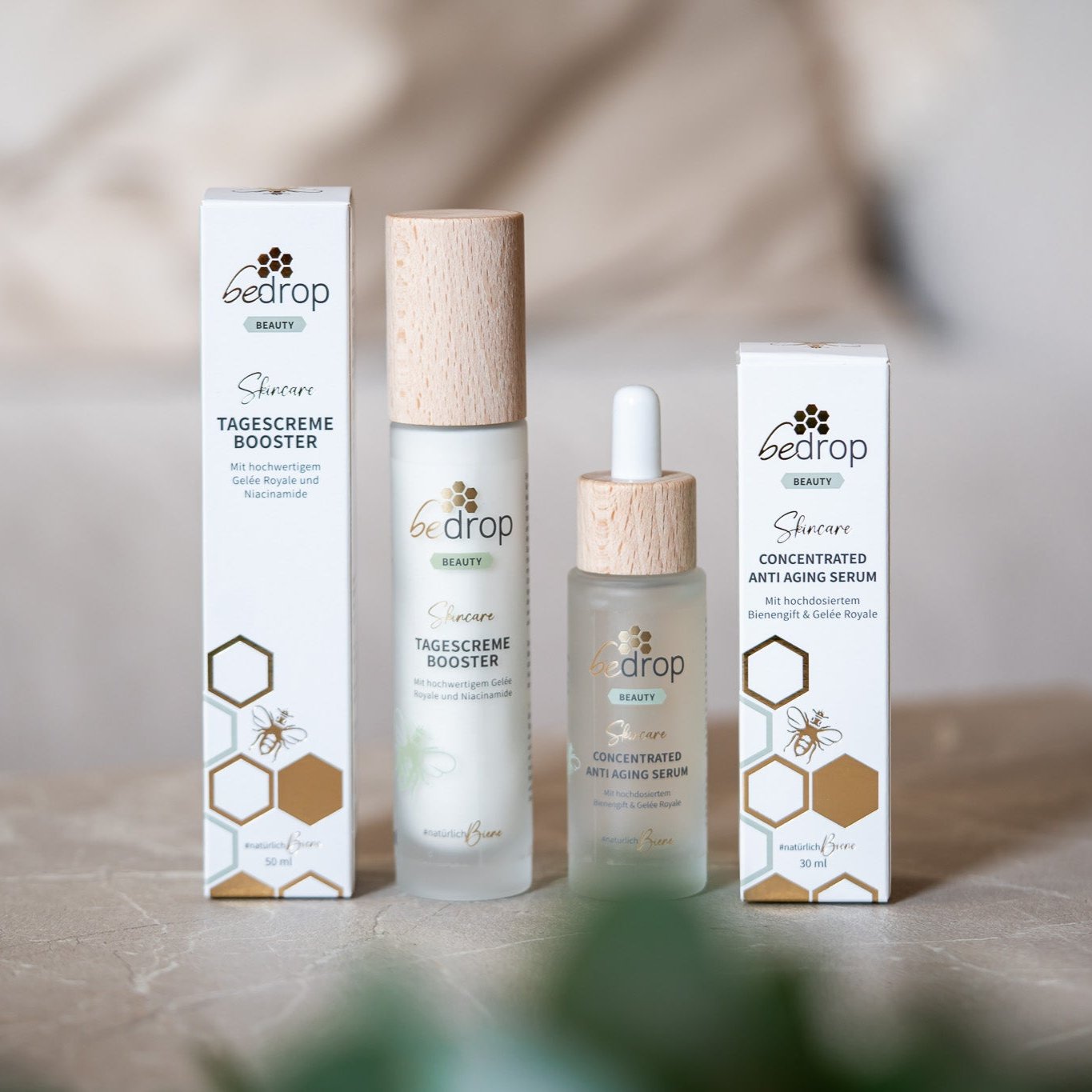 Set per la cura della pelle | Siero antiaging CONCENTRATO e crema da giorno per il viso