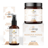 Set per animali | Spray alla propoli (senza alcol) & Miele di Manuka MGO 500+