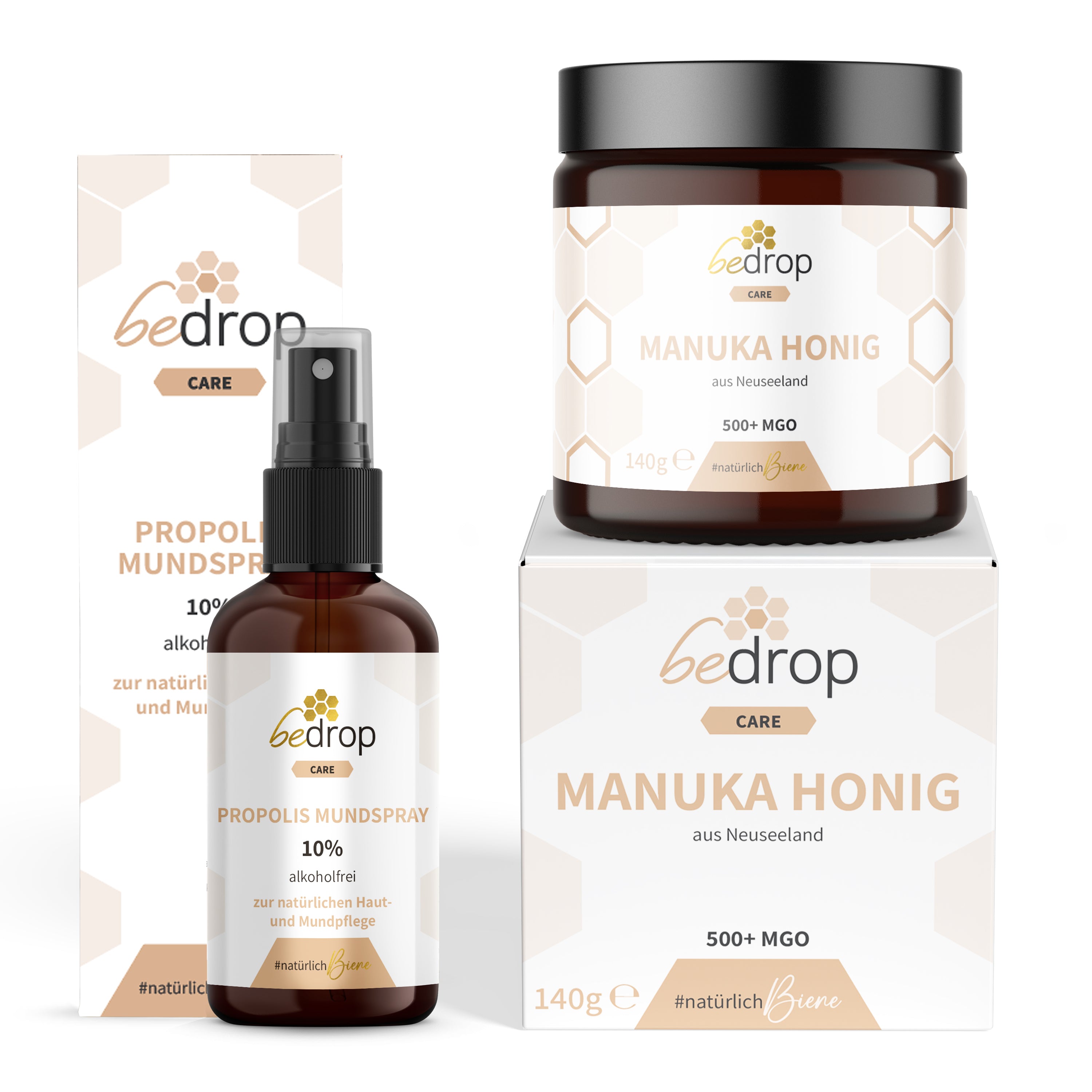 Set per animali | Spray alla propoli (senza alcol) & Miele di Manuka MGO 500+