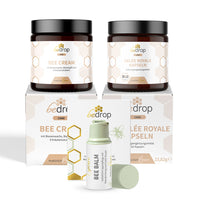 Set benessere (grande)| Crema d'api (pomata al veleno d'api) + capsule di pappa reale + BeeBalm