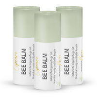 Set di valore: 3x Bee Balm - balsamo naturale per le labbra con miele di manuka, pappa reale e retinolo