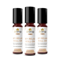 Set di valore: 3x Api Relax Roll-On con veleno d'api ad alto dosaggio, menta piperita ed eucalipto - 10ml
