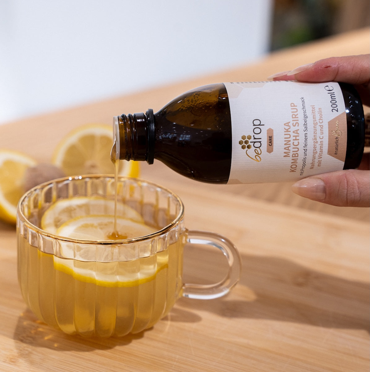 Sciroppo di Manuka Kombucha con propoli e aroma di salvia - 200ml