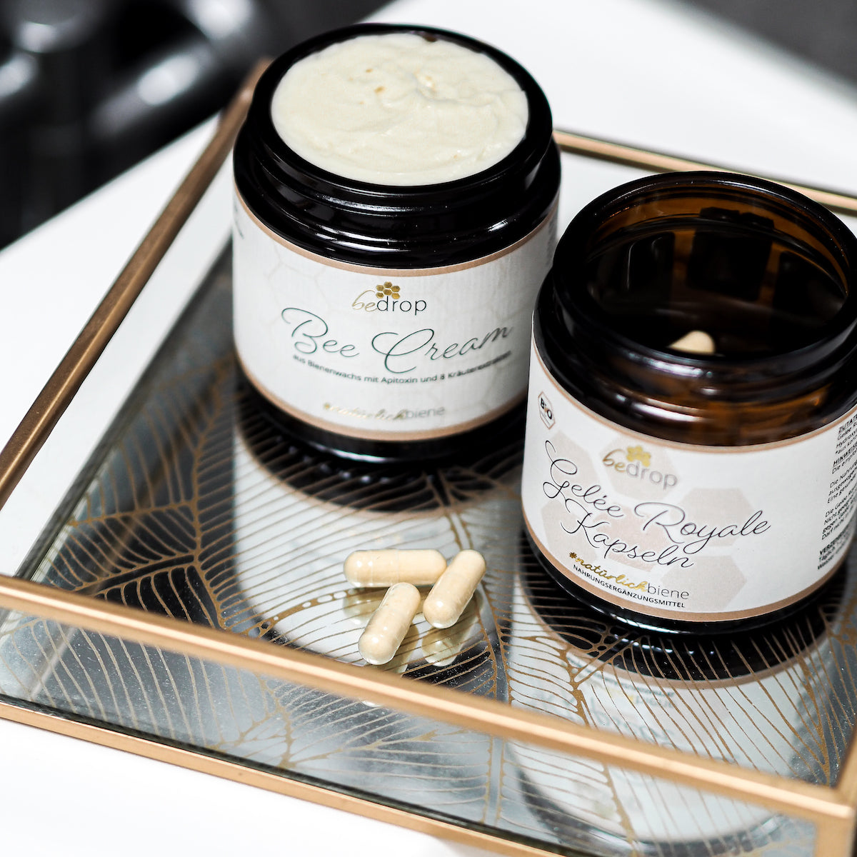 Set benessere | Crema d'api (pomata al veleno d'api) + capsule di pappa reale